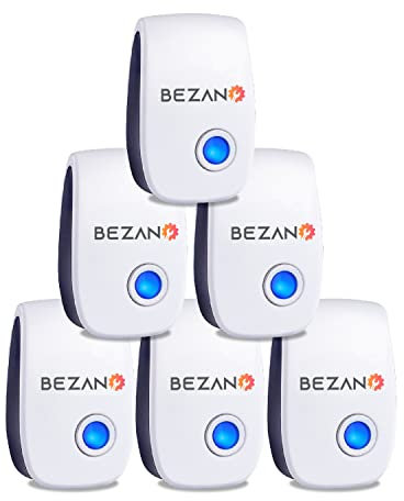 6 Packs Ultrasonic Pest Repeller - Plug-in Mice Repellent - Rodent Repellent for Indoor Use - Insect Repellent - Mouse Repellent Repelling Rat, Spider, Mouse, Mice, Cockroach, Moths, Ants