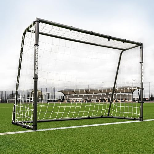 QuickPlay GS Series 6x4ft Steel Football Goal - Freestanding, Garden