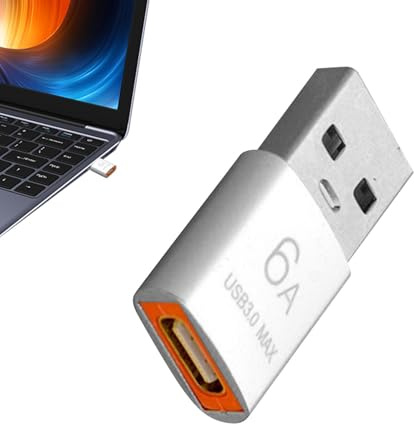 USB typ C-adapter - enkel typ C till USB-adapter, USB C till USB-adapter | USB A till USB C-adapter för telefoner, bärbara datorer, snabbladdningsadapter, omvandlare
