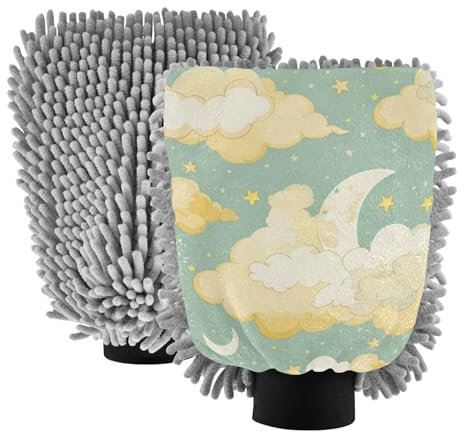 Autowaschhandschuhe, Sternwolken, kratzfest, Autowaschhandschuh, Autowaschzubehör