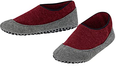FALKE unisex - barn Toffelsocka Cosy Slipper K Hp ull grepp på sula 1 par, Rosa Red Pepper 8074, 27/28 EU