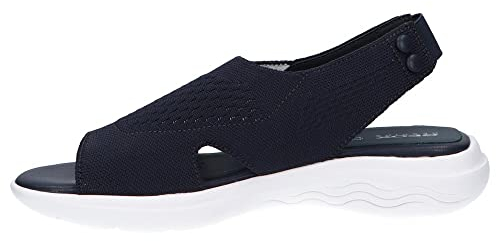 Geox Damen D Spherica Ec5 D Sandalen, Navy, 38 EU