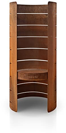 EVA SOLO | FireCylinder Gartenkamin | Kann das ganze Jahr über draußen Stehen gelassen Werden | Grill-Konzept