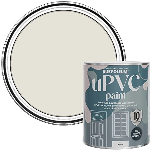 Rust-Oleum Beige uPVC Door and Window Paint in Matt Finish - Portland Stone 750ml