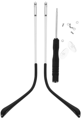 OATIPHO Branches de Lunettes à Ressort en Métal 1 Paire – Réduction de la Pression sur les Tempes et Adaptation Visage pour Confort Optimal – for Réparation de Montures Optiques, Lunettes de Lectur