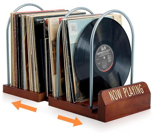 LOVIN PRODUCT Soporte Para Discos e Vinilo, Capacidad para 30-70 LP