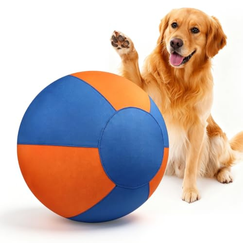 Zinueen Pelota para perros: bola de deriva extremadamente robusta y resistente a las mordeduras para perros de pastoreo – Herramienta de entrenamiento interactiva y bola de juguete para promover el