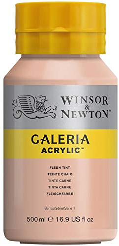 Winsor & Newton 2150257 Galeria Acrylic Colour, 500ml Volume, Pale Rose Blush, Pack of 6, GAL 2150258