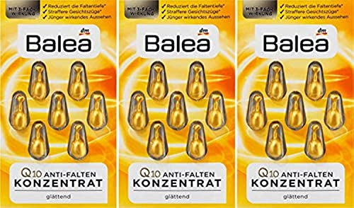 Q10 Anti-Wrinkle Concentrate Balea- Pack of 3 x 7 capsules (for 21 Applications)