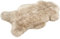 Cakla Lammfell Echt 120-130 cm Beige - Schaffell Echt Groß - Fellteppich Weiss - Weich und Flauschig - Fell für Stühle - Lammfell Teppich - 100% Bio - Schafsfelle - Dekofell - Schafsfell Felle