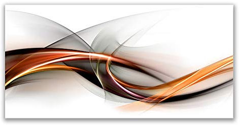 Tulup Impression sur Verre Trempé 120x60cm - Plastique Imprimés Tableau Décoration Déco Mural Moderne Design - Art Abstrait