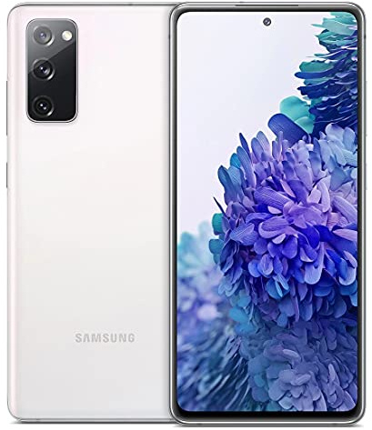 Samsung Galaxy S20 FE – Smartphone 128 GB, 6 GB RAM, Dual SIM, molnvit (renoverad)