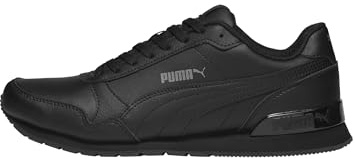Puma unisex - vuxen ST Runner Leather Adult Sneakers, V2 BLACK-CASTLEROCK, 39 EU