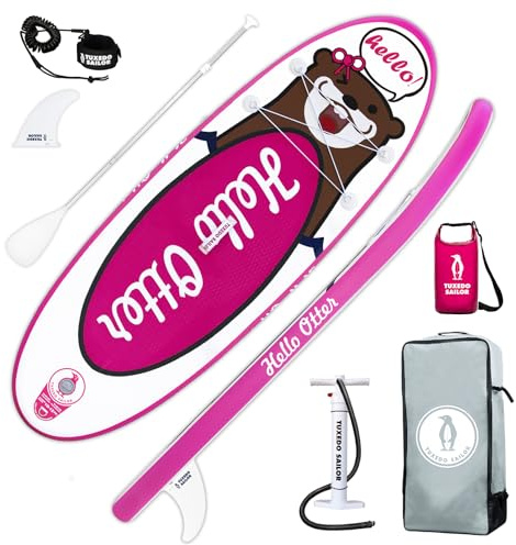 Tuxedo Sailor Stand Up Paddle Board Aufblasbares SUP Board Stand-Up Paddling mit Premium Zubehör, Paddle Board für Erwachsene und Jugendliche