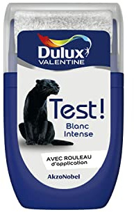 Dulux Valentine Peinture Testeur Crème de Couleur - Murs et Boiseries - Mat - Couleur Blanc Intense 30 ml