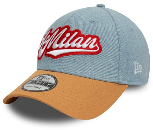 New Era 9Forty Strapback Cap - Denim AC Mailand