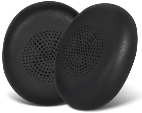 Ersatz Ohrpolster für Jabra Evolve2 65 (65MS 65UC USB)/Evolve2 40 (40UC 40MS USB)/Elite 45H On-Ear Wireless Headset, Ersatzpolster mit Weicherem Protein-Leder