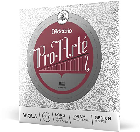 D'Addario Pro-Arte Long Scale Medium Tension Viola String Set