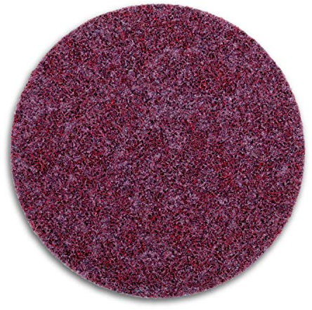 Scotch-Brite SE Surface Conditioning Disc, Hook and Loop, Aluminum Oxide, Medium, Heavy Duty, Durable, 7 in x No Hole, 25/Case