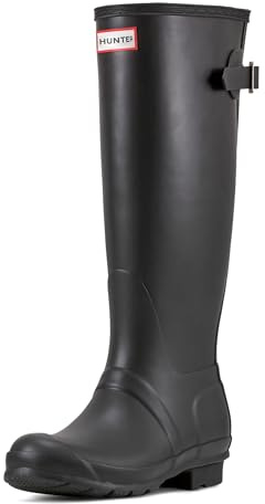 Hunter Original Adjust, Damen Langschaftstiefel, ungefüttert, Schwarz, 40/41 EU (7 UK)