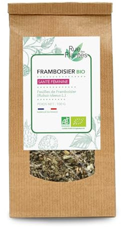 Rue Des Plantes - Framboisier Feuilles Bio Tisane 100g - Infusion Bienfaisante pour le Bien-être Féminin