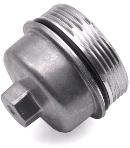 HAOTOM Tappo del filtro del radiatore dell'olio in alluminio Per Chevy Aveo Cruze Trax Per Fiat Croma Per Opel Agila A Astra G J Cascada Corsa D E Insignia A Meriva B Mokka Mokka X Signum Zafira