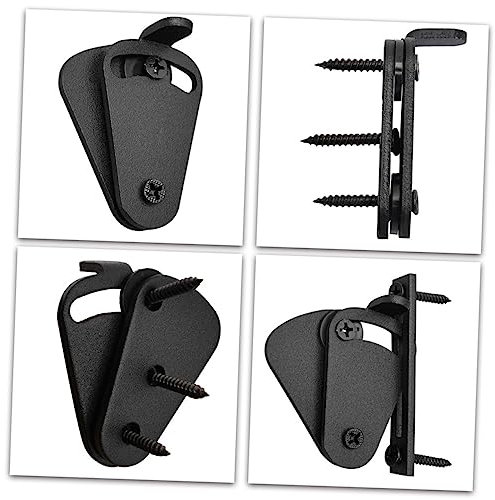 IWOWHERO 13pcs Sliding Door Lock Privacy Latch for Internal Door Carbon Steel Matte Finish