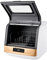 Lavastoviglie da tavolo DWS-T05 – 4 – 6 Capacità di copertura, 3 programmi di lavaggio (30 – 50 min), 800 W, con asciugatura termica residua, ideale per cucina/camper