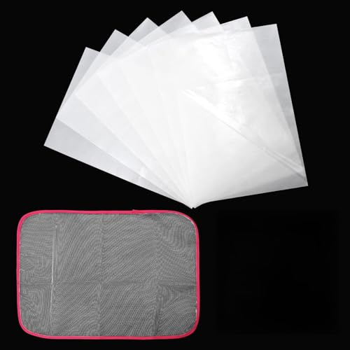 ZEKUN 15 Pieces Fliselina Doble Cara 30 X 20cm Entretela Termoadhesiva Double-Sided Iron-On Stickers Guata Termoadhesiva Tela Doble Cara for Iron,Stickers for Fabric,Clothing,Sewing,Diy