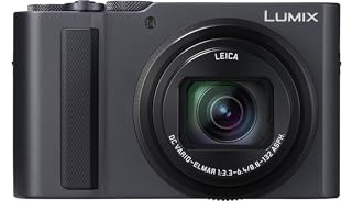 Panasonic LUMIX DC-TZ300E 20,1MP Reisezoom-Kamera, 15x Leica Optisches Zoomobjektiv, 1,0-Typ BSI-Sensor, 4K Video und Foto, 5-Achsen-Stabilisierung, Silber