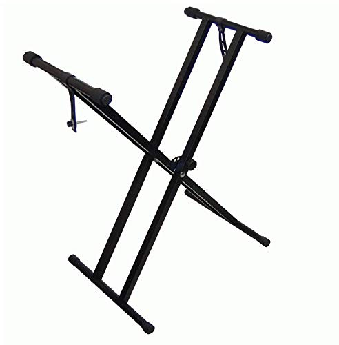 Supporto Professionale DynaSun MK-X2 per Tastiera Elettronica Piano Sintetizzatore Workstation con braccio profilo doppio X