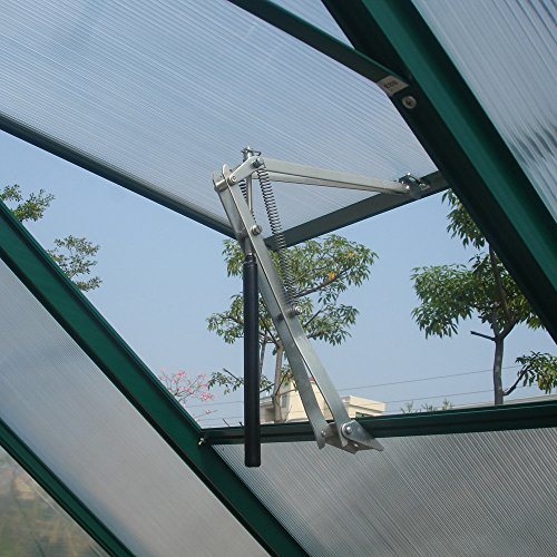 Decdeal Greenhouse Windows Opener, Temperature Controlled Automatic Vent Opener with Double Spring
