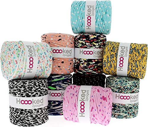 Hoooked Zpagetti Yarn Set 10/Skeins, Funimix