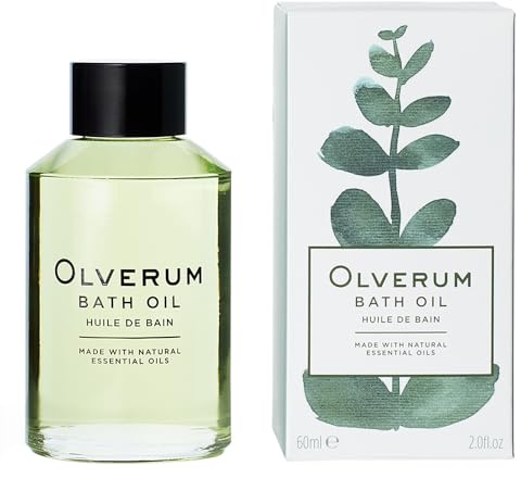 OLVERUM - Natural Bath Oil | Vegan, Cruelty-Free, Revitalizing Clean Beauty Bath Oil (2 fl oz | 60 ml)