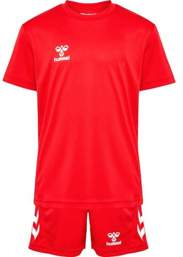 hummel Logo Set Trikot Set Kids rot, 10 (140) Kinder