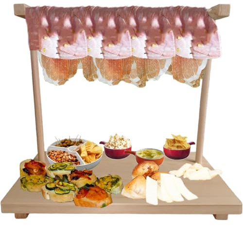 Tagliere cm 49x26 appendi affettati per aperitivo vassoio degustazione formaggi apericena Salumi prosciutto olive in legno