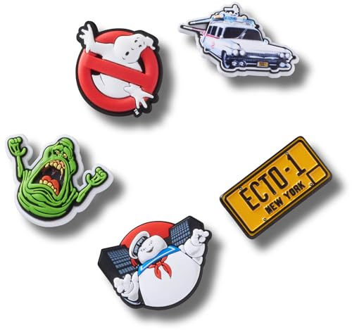 Crocs Ghostbusters Lot de 5 pendentifs pour chaussures unisexes Multicolore