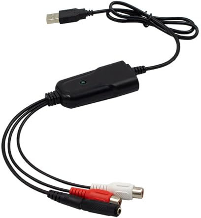 KJDKNC Tarjeta de grabación de audio USB para digitalizar fácilmente cintas de grabación en formato MP3