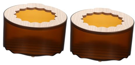 NUOBESTY 2 Piezas Caja de Arena para Baño de Hámster Baño de Polvo para Hámster Contenedoras y Nido de Bañera