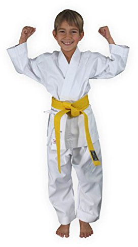 SaikoSports Kinde Karate Anzug - TORA (95-105 cm (S6)) - inkl. gratis Kinder Karategürtel