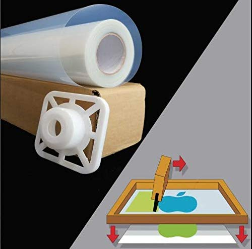 Silk Screen Printing Film 17x100ft. Roll Waterproof Inkjet Transparent Film