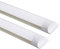 18W LED Batten Lights 2FT, 60CM, 3000K Warm White, IP20 LED Fluorescent Strip Light Fitting for Ceiling of Home & Office, Workshop & Garage Lighting (Pack of 2)
