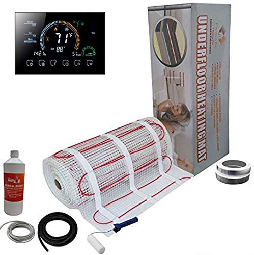 Electric Underfloor Pro Elite Heating kit 150w - 24m² - Black Smart WiFi Thermostat