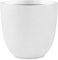 Kante Pot de Fleurs Rond en béton de 45,7 cm de diamètre pour intérieur et extérieur avec Trou de Drainage et Bouchon en Caoutchouc pour Maison, terrasse, Jardin, Blanc Pur