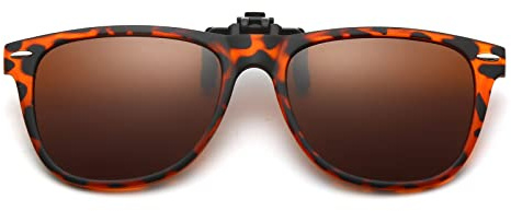 Long Keeper Clip para Gafas para Sol Clip Gafas de Sol Polarizadas Hombre Mujer Antirreflejo Clip on Flip Up Gafas de Sol para Gafas Graduadas