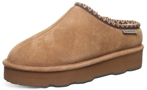 BEARPAW Women's Martis Hickory Size 8 | Women's Shoe | Lightweight & Comfortable Indoor & Outdoor Slipper