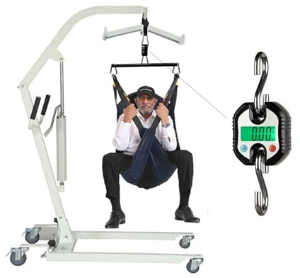 Patient Weight Scale for Home use Patient Lift Scale Maximum Weight 330lb (Color : Black)