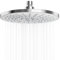 225MM Rain Shower Head Overhead Replacement, Fixed ShowerHead Adjustable with Swivel Ball Round