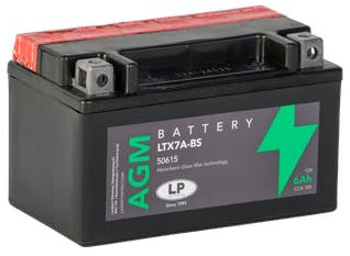 Batería Moto AGM LTX7A-BS (12V 6Ah)