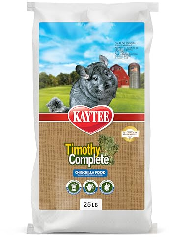 Kaytee Chinchilla Food, Timothy Complete, 25lb